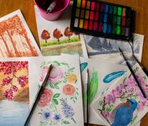 Watercolor Greeting Cards with Tina Jefferson